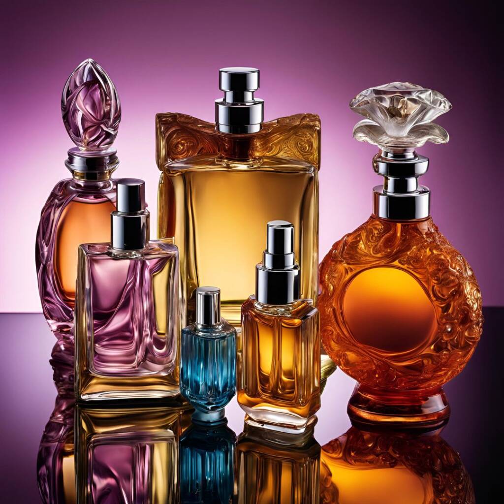 Colourful Perfume Bottles